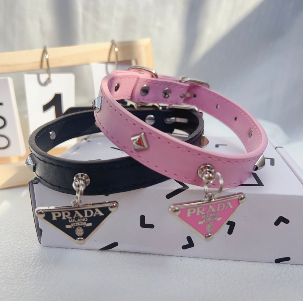 Prada Dog Collar