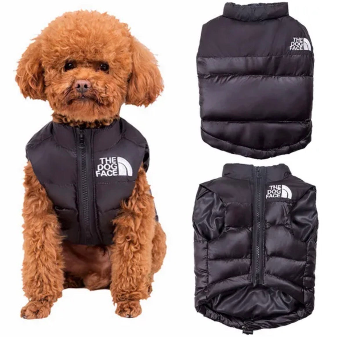 “The Dog Face” The North Face Dog Puffer